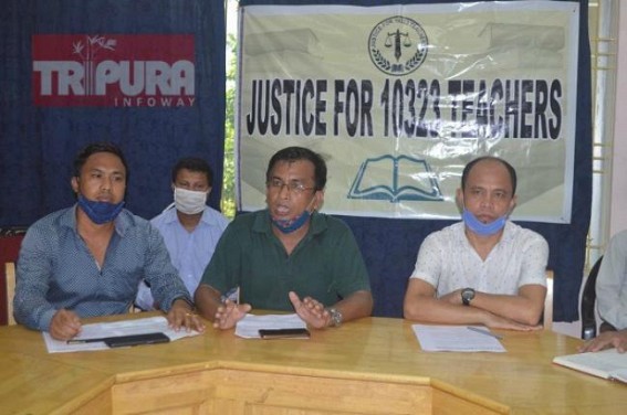 'Justice for 10323 Teachers' asked Tripura Govt to clarify its stand on recruitment of 10323 Teachers by 21st Sept : Mahakaran-Abhiyaan on Sep 23rd Sept 